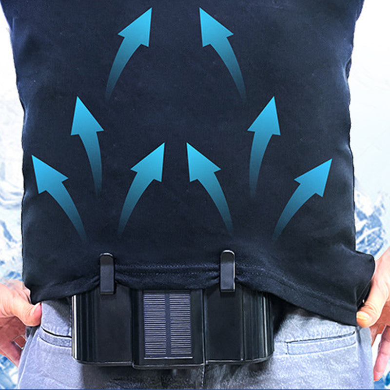 š„Hot saleš„Solar-Powered Waist Fan