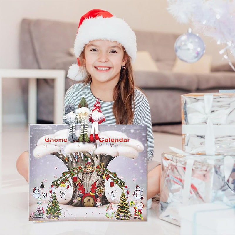 🎄 60% OFF NOW! 🎁 2025 Christmas Gnome Advent Calendar - 24 Surprise Doors with Festive Treats, Perfect Holiday Countdown for Kids & Families 🧙♂️✨