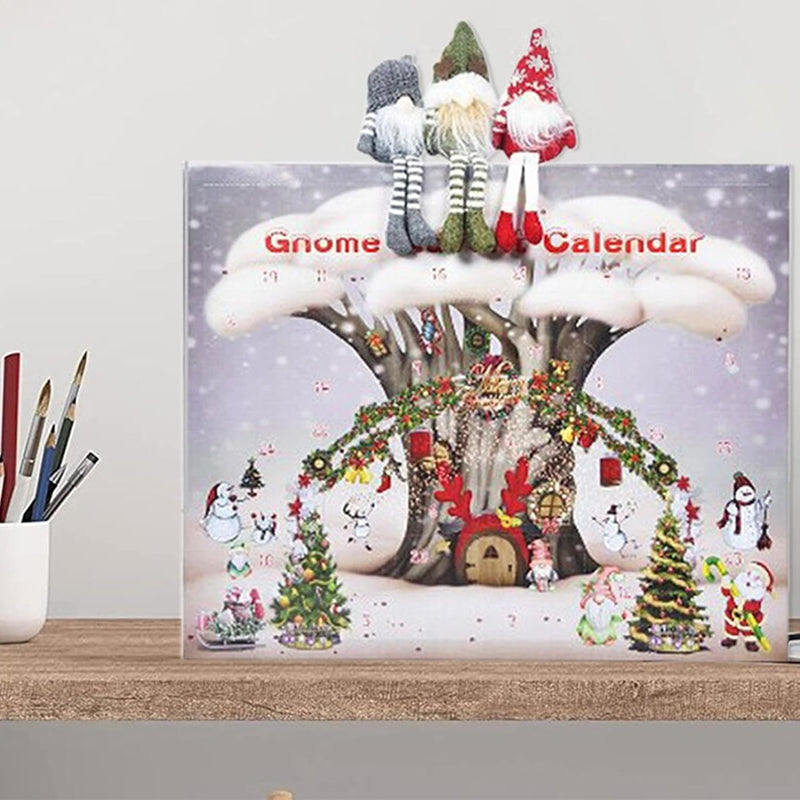 🎄 60% OFF NOW! 🎁 2025 Christmas Gnome Advent Calendar - 24 Surprise Doors with Festive Treats, Perfect Holiday Countdown for Kids & Families 🧙♂️✨