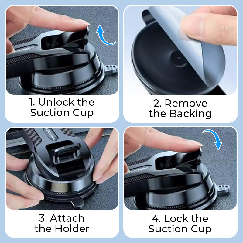 🔥Hot Sale ⏳Multifunctional Suction Cup Car Phone Holder
