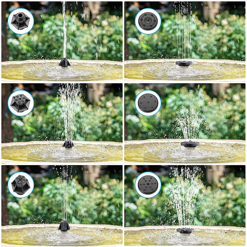 š„³2026 HOT SALEš„³Solar Powered Bird Bath Fountain - Floating Water Pump for Garden, Pond & Patio