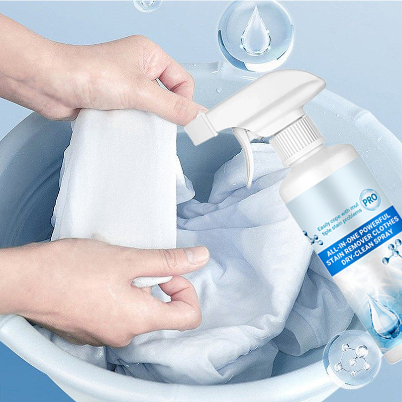 🎁🎁2025 Hot Sale 50% OFF💥All-in-One Powerful Stain Remover Clothes Dry-Clean Spray