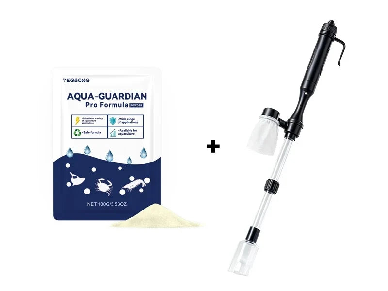 🐠 Most 50% kedvezmény! Elektromos akvárium kavicstisztító – elemes, állítható hosszúságú és könnyen használható – minden akváriumhoz alkalmas 🧹🐟