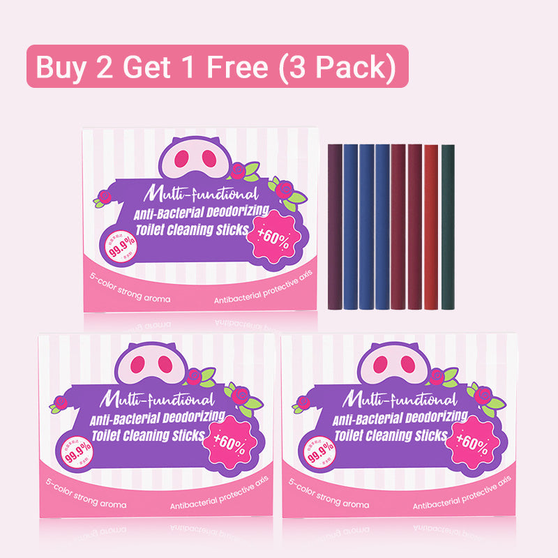 ✨🔥2025 Hot sale🔥Multi-functional Anti-Bacterial Deodorizing Toilet Cleaning Sticks🌈