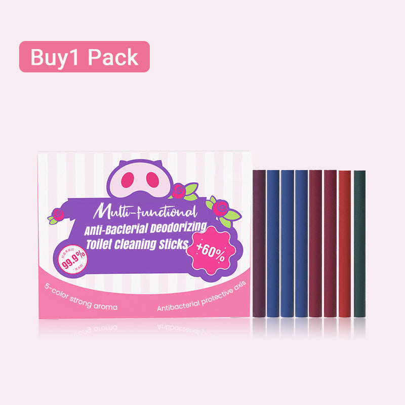 ✨🔥2025 Hot sale🔥Multi-functional Anti-Bacterial Deodorizing Toilet Cleaning Sticks🌈
