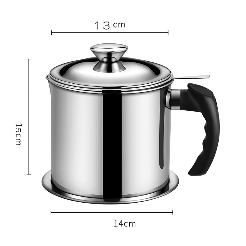 🎁Hot sale ✨ 304 Stainless Steel Kitchen Oil Jar 🌟