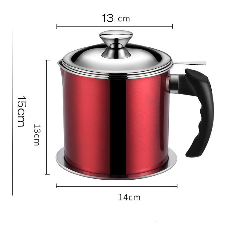 🎁Hot sale ✨ 304 Stainless Steel Kitchen Oil Jar 🌟