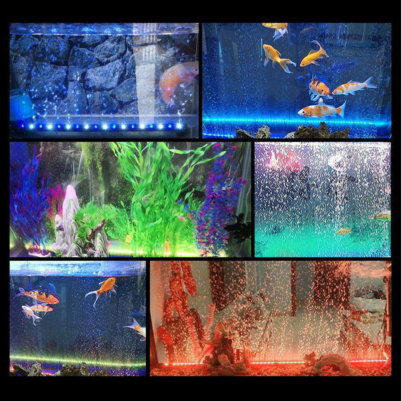 💖💡Dreamy Aquarium Light🌈 LED Aquarium Colorful Air Bubble Light - Illuminate Your Underwater World, Add Vivid Fun!