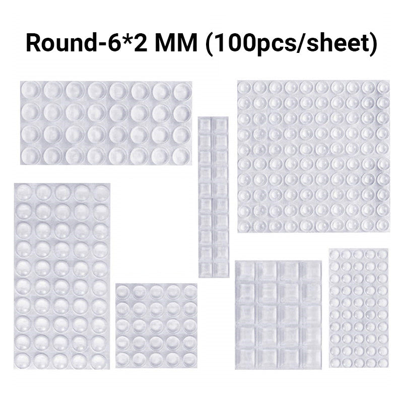 đ„2025 Hot Saleđ„Self-Adhesive Clear Silicone Bumpers Set