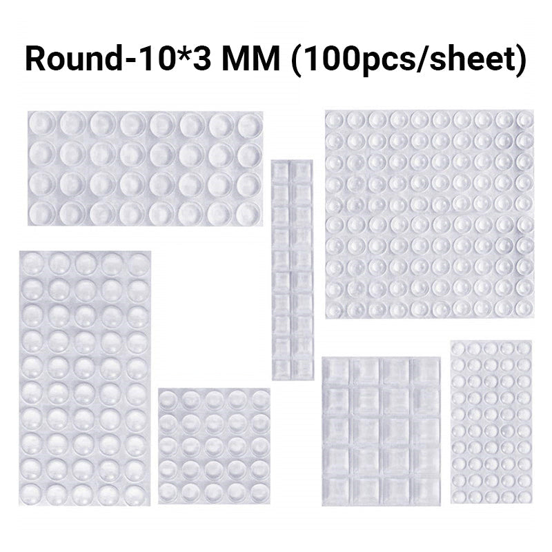đ„2025 Hot Saleđ„Self-Adhesive Clear Silicone Bumpers Set