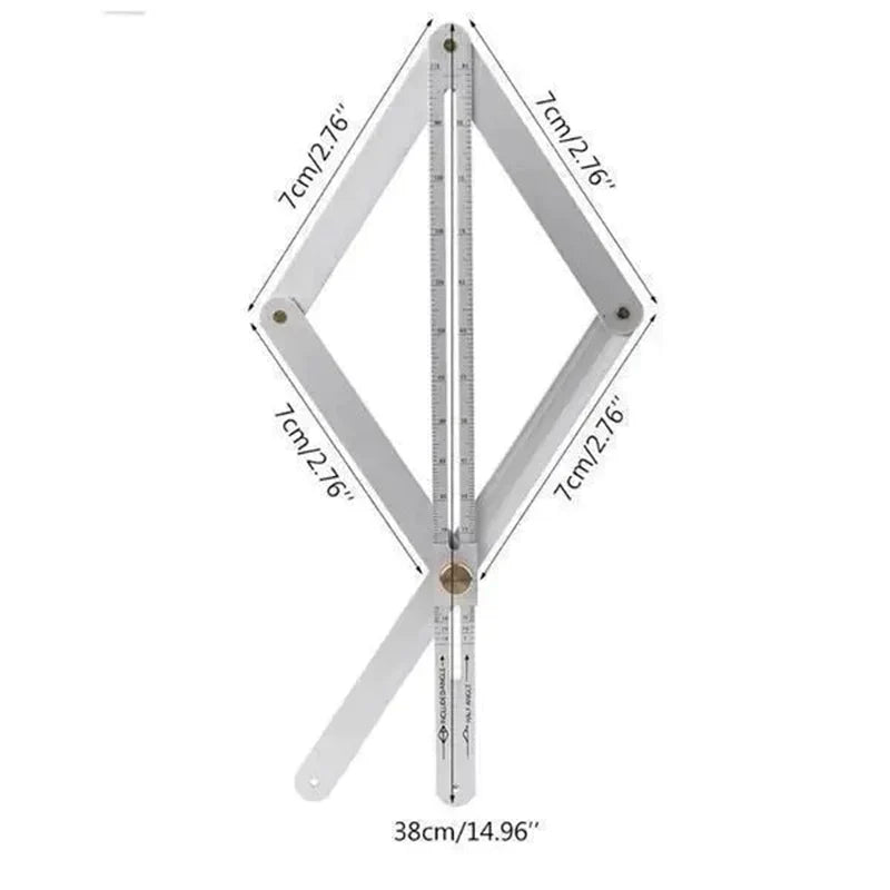 🔥50% OFF🔥Multifunctional Woodworking Diagonal Ruler