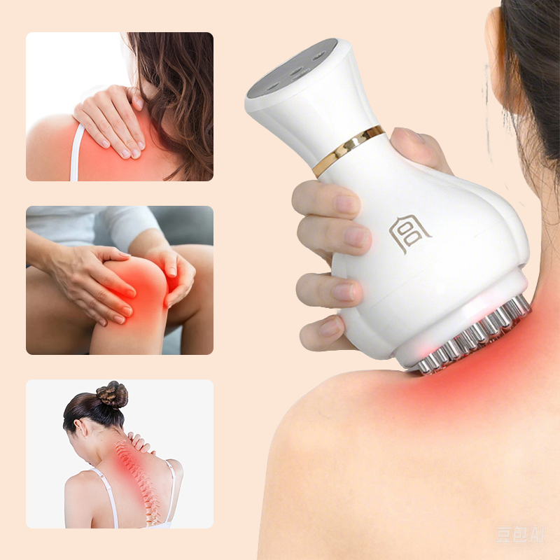 🔥New Arrival 2025🔥Nine Speed Adjustable Handheld Cordless Massager Brush