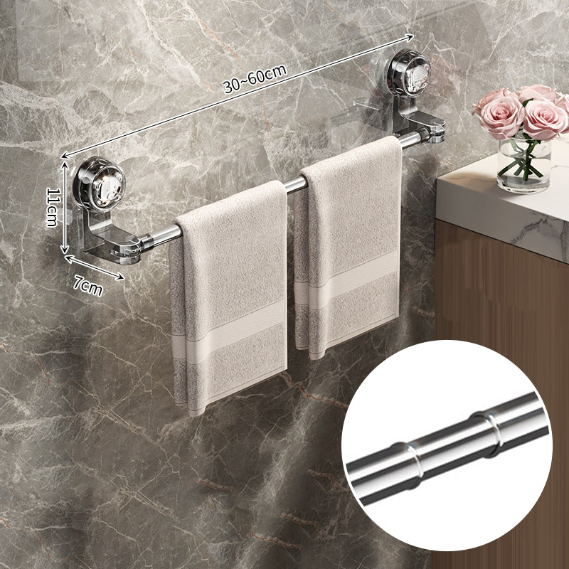 🛁✨ Light Luxury No-Punch - Retractable Suction Cup Towel Bar