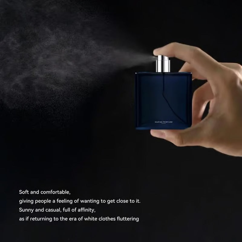 🔥【2025 Marine Tech】Men’s Natural Long-Lasting Marine Perfume 🔥 | Antarctic Krill Extract | 72H Mineral-Infused Scent | Plastic-Free Packaging