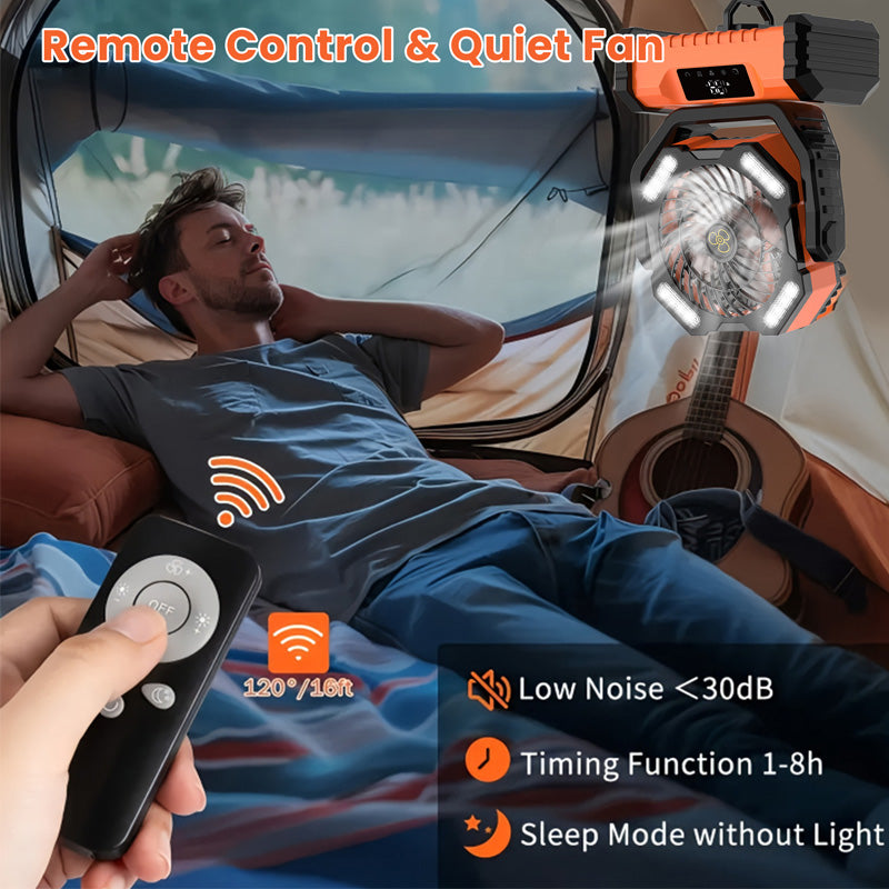 🔥 2025 Hot Sale 49% OFF🔥Portable Oscillating Fan with Remote Control