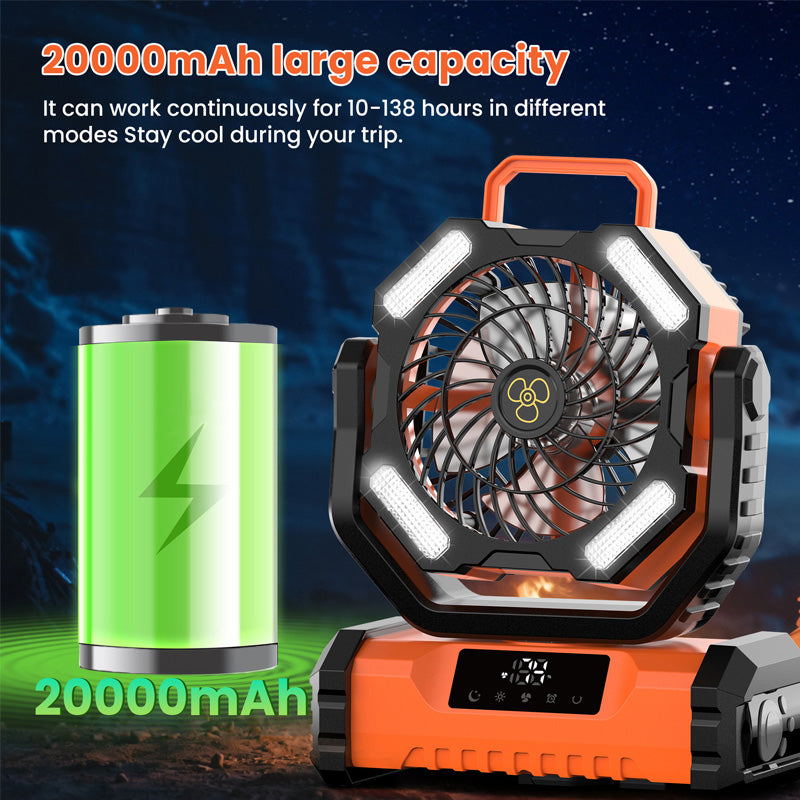 🔥 2025 Hot Sale 49% OFF🔥Portable Oscillating Fan with Remote Control
