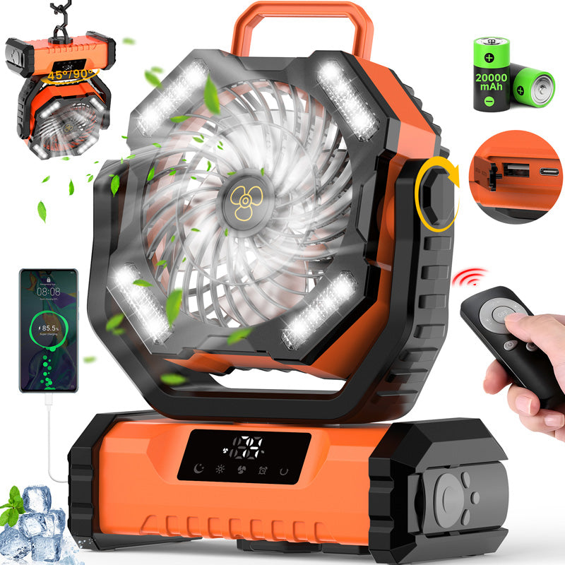 🔥 2025 Hot Sale 49% OFF🔥Portable Oscillating Fan with Remote Control