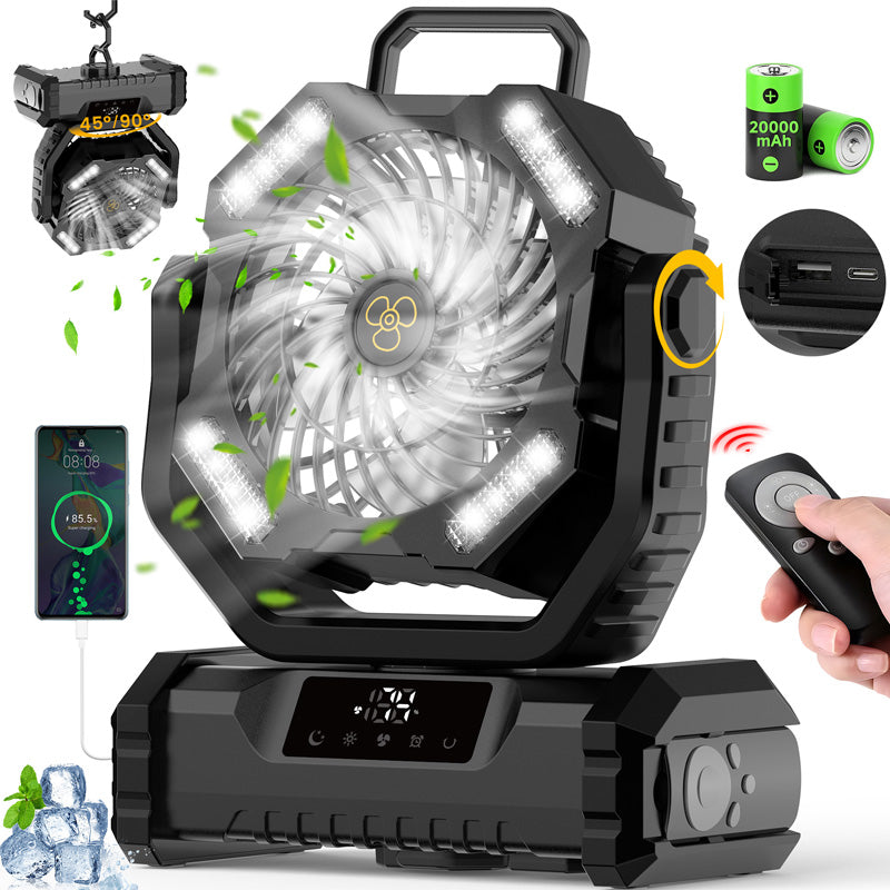 🔥 2025 Hot Sale 49% OFF🔥Portable Oscillating Fan with Remote Control