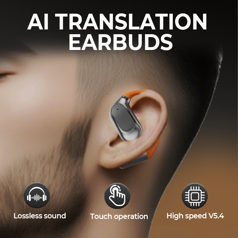 🔥 2025 Hot Sale 49% OFF🔥AI Translation Bluetooth Earbuds