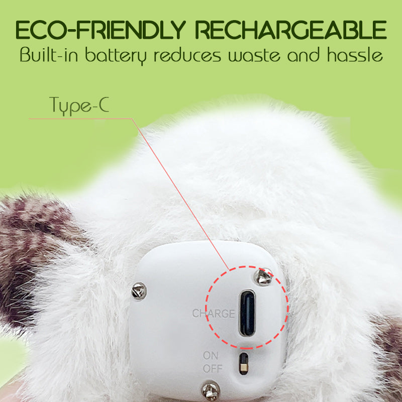 šš±Realistic bird-shaped interactive cat toy