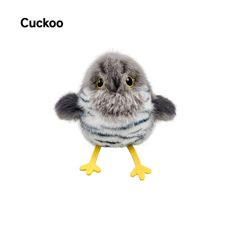 šš±Realistic bird-shaped interactive cat toy