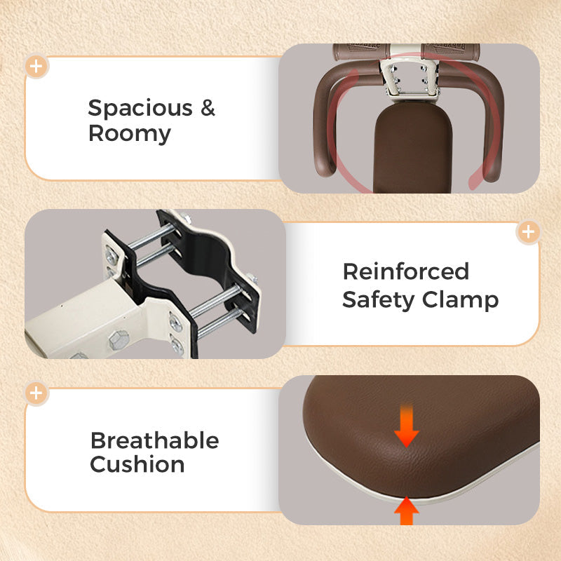 🎁2025 Limited Time Sale 50% Off🔥Front Mount Foldable Child Seat