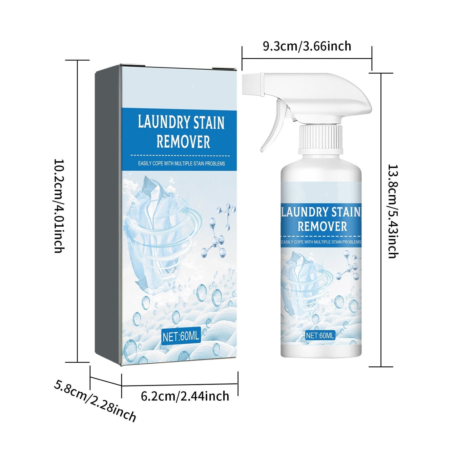🏆 Last Day Special Price $14.99 ! 💐🔥Buy 2 Get 1 Free🔥Powerful Laundry Stain Remover Spray