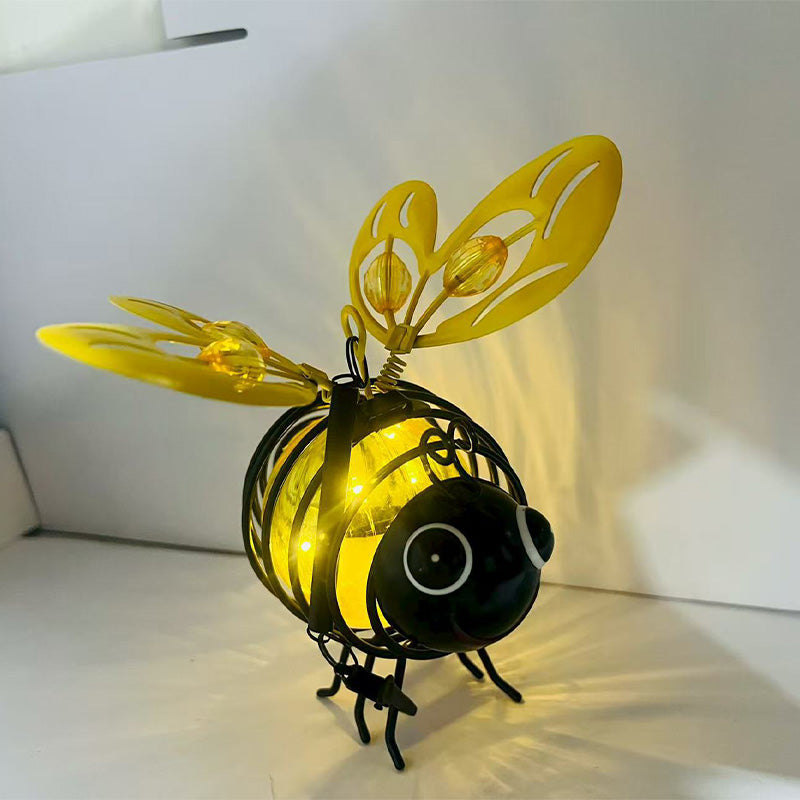 ⏰🔥LIMITED TIME 50% OFF!🔥50K+ SOLD! Hanging Solar Bee Light – Warm Amber Glow, Flicker-Free, Perfect for Garden Parties, Camping, or Kids’ Rooms – Spread Joy Day and Night 🌞🌜