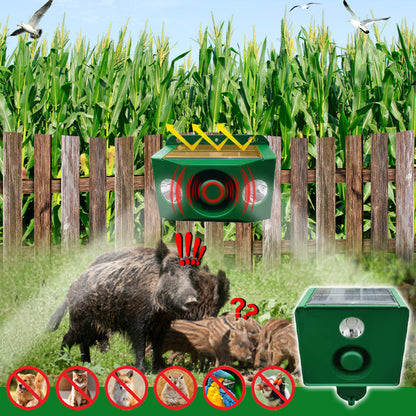 🔥HOT SALE🔥Beast Repellent Solar Warning Lights with Loud Volume