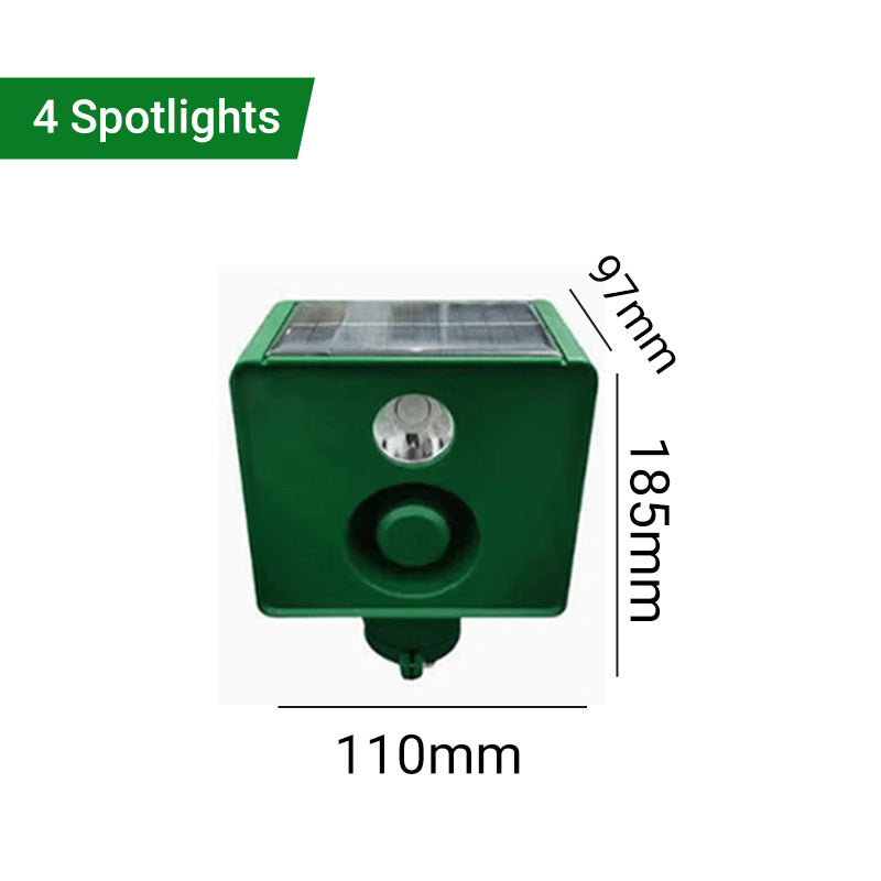 🔥HOT SALE🔥Beast Repellent Solar Warning Lights with Loud Volume