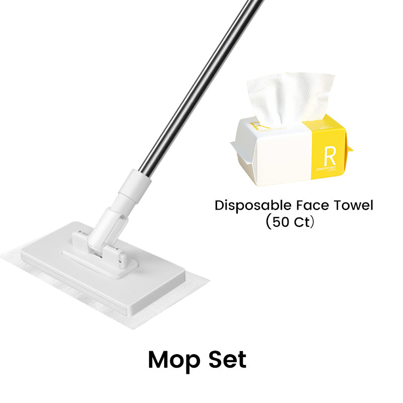 🧹Now only 50% off!💥Disposable Dust Mop with 4 Reusable Cloths