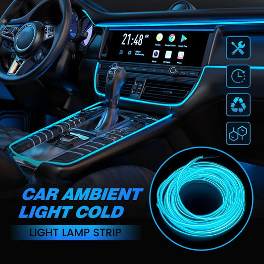 Striscia luminosa per atmosfera modificata per auto a controllo centrale a luce fredda USB LED