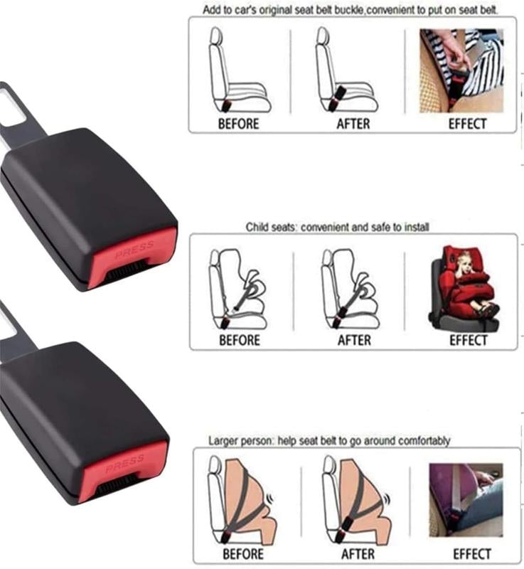 💥 Buy 1 Get 1 Free! 🎁 2025 Car Belt Buckle Extension – Seat Belt Clips for Extra Comfort 🚗