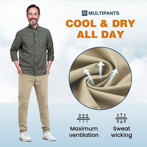 🔥2025 HOT SALE 🥰 MultiPants – High Stretch Multi-pocket Durable Cargo Pants