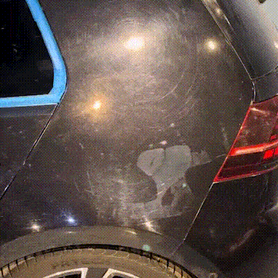 Car coating demonstration