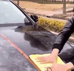 Water repellent coating demonstration