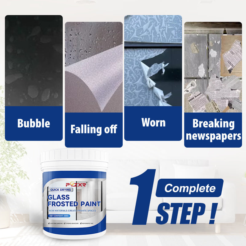 🎁60% OFF! 🔥 Frosted Glass Paint 2026 – Quick Drying, Water Resistant & Elegant Frosted Effect 🌫️✨