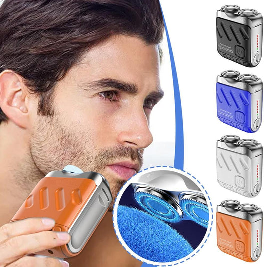 🔥Hot Sale ⏳Portable Rotary Dual Ring Electric Shaver