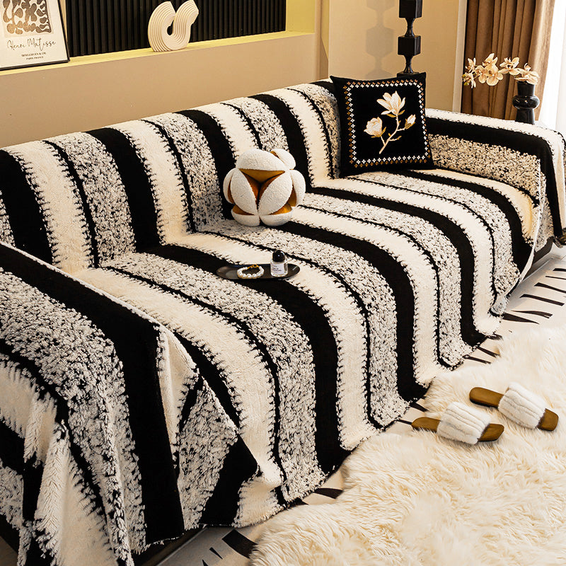 🔥50% OFF Sale!🔥🛋️ Cover Scratches & Add Warmth – Soft Plush Sofa Protector That Stays Put. Pet-Friendly & Durable