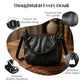 🔥Casual Pleated Bucket Soft Leather Handbag Shoulder Bag