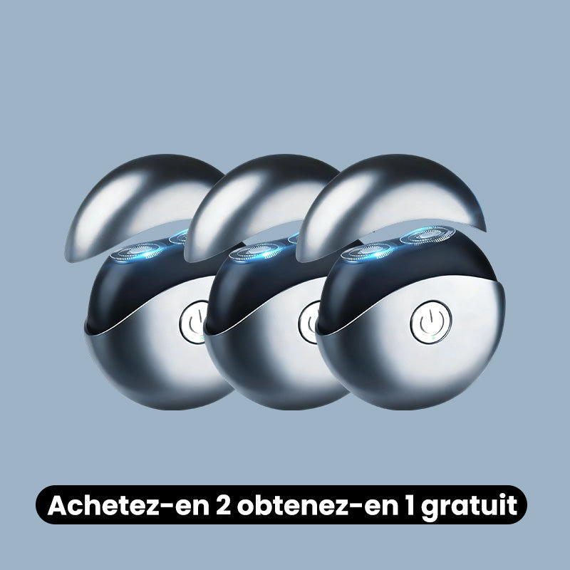 🎉 50% OFF! ✨ Portable multifunctional electric shaver – Dual ring blades, IPX4 waterproof and compact UFO design 🪒⚡