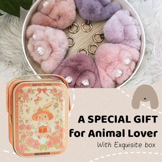 🎁Easter Best Gift 50% OFF🐰Handmade Soft Bunny Pom Pom Charms (Boxed Edition)