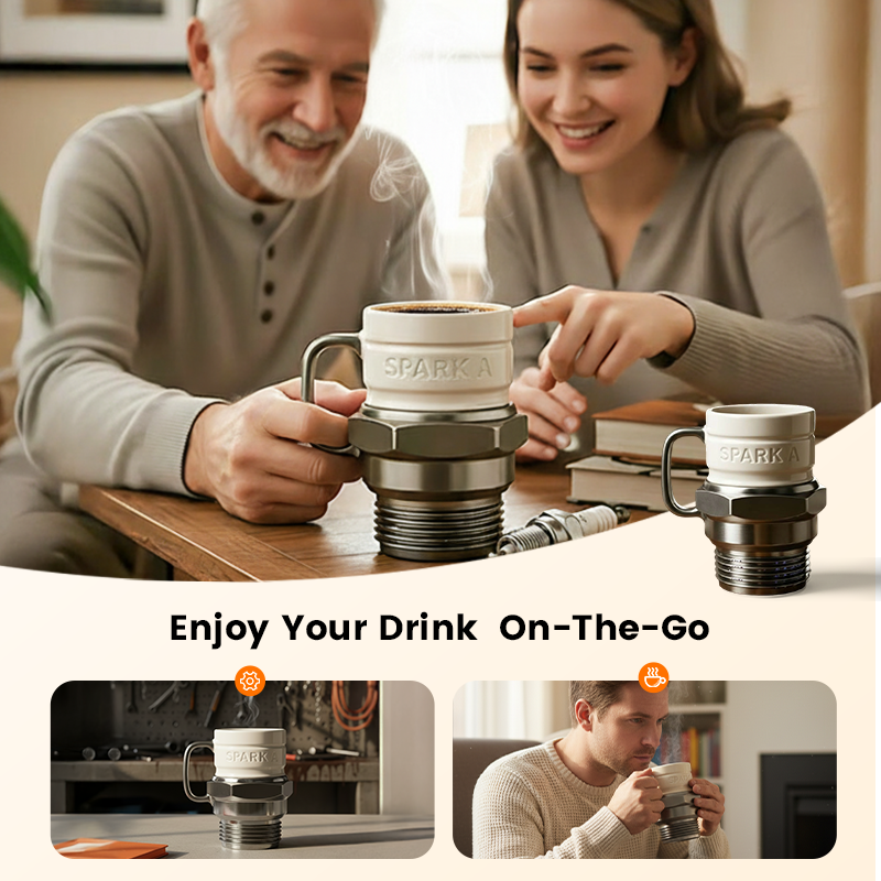🎁2025 Limited Time Sale 50% Off🔥Creative Spark Plug Mug