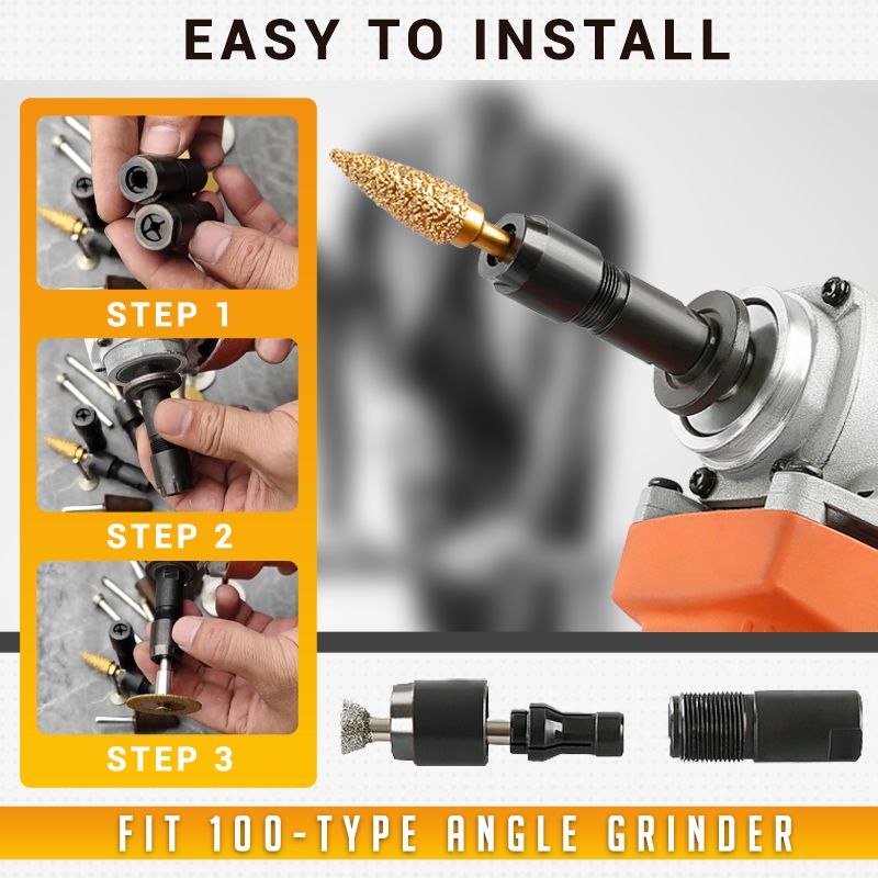 💥Limited time offer 50% off💥 Kariney® Angle Grinder Modified Adapter