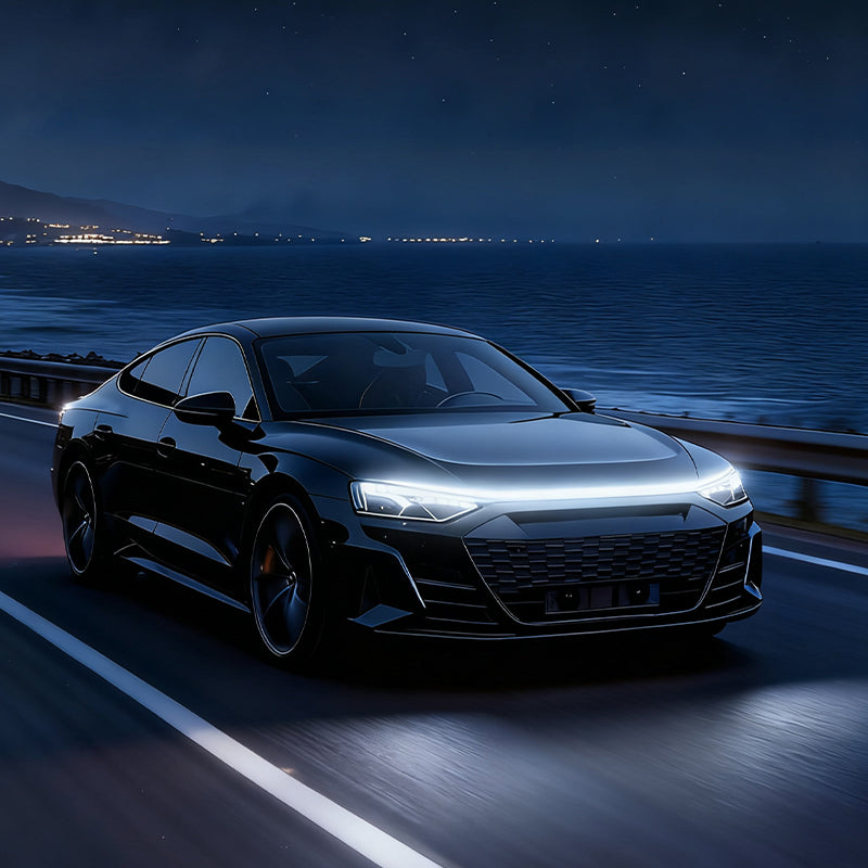 🔥【Dynamic Scan HoodBeam Kit】- 50% OFF! Light up your hood with hypnotic smooth scanning effects! ✨🚗