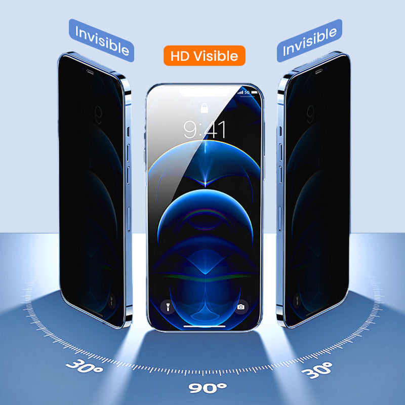 🔥Limited Time 50% OFF🔥4K HD/Anti-Peeping Tempered Glass Screen Protector with Auto Dust-elimination Installation for iPhone