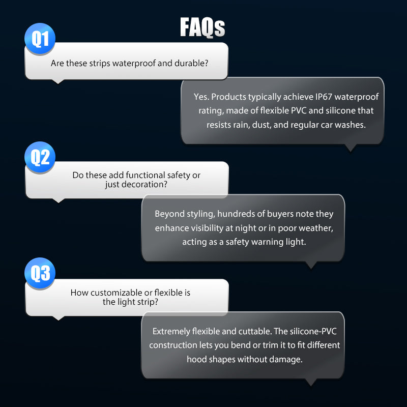 🔥【Dynamic Scan HoodBeam Kit】- 50% OFF! Light up your hood with hypnotic smooth scanning effects! ✨🚗