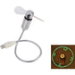 🔥2025 Hot Sale 50% OFF🔥USB Fan with LED Clock Lighting