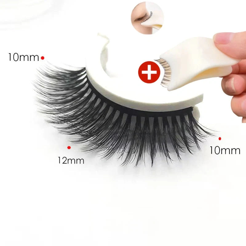 🥳2026 HOT SALE🥳💞50K+ SOLD!👁️✨Reusable Self‑Adhesive False Eyelashes – No glue needed, just press & go. Natural curl, reusable & easy to remove. A beauty game‑changer! 💕🌸