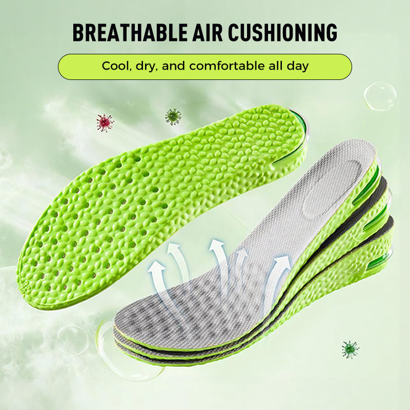 📢📢49% OFF!! ⏰ Comfortable cushioned insoles that increase height: walk effortlessly and in style!👟